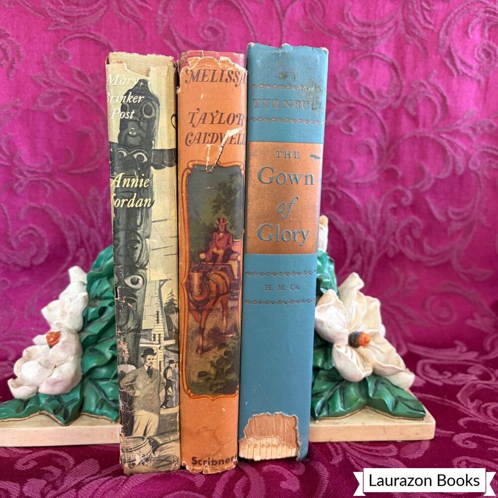 1948–1952 Vintage Book Bundle: The Gown of Glory, Annie Jordan & Melissa